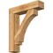 Ekena Millwork Imperial Block Rough Sawn Bracket w/ Offset Brace, Western Red Cedar, 8"W x 34"D x 40"H BKT0806X34X40IMP05RWR - alternate 1